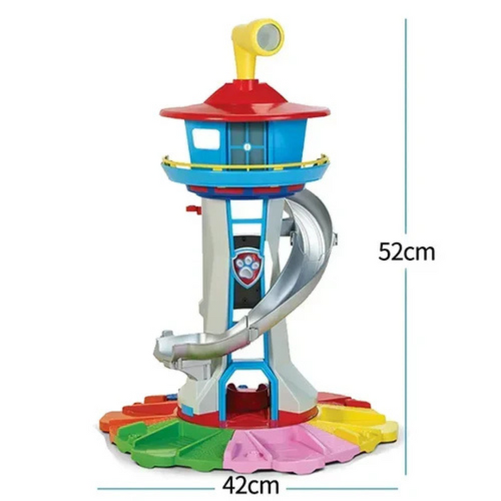Set de rampe de voiture pour enfants | 6 mini voitures et toboggan