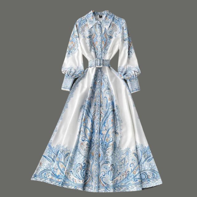 Aribella| Robe à ligne A fleurie