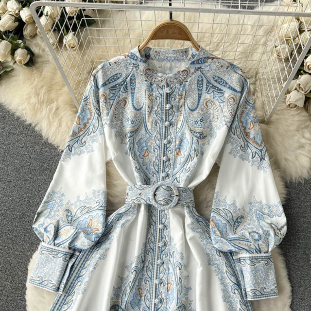 Aribella| Robe à ligne A fleurie