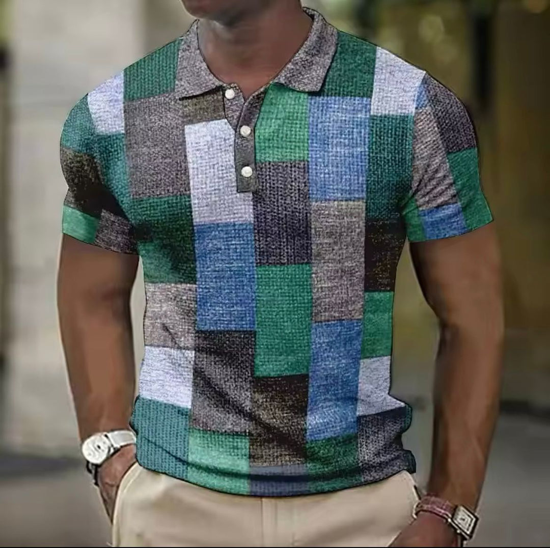 Męska koszulka polo z kołnierzykiem | Modny jesienny styl casualowy