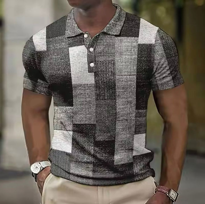Męska koszulka polo z kołnierzykiem | Modny jesienny styl casualowy