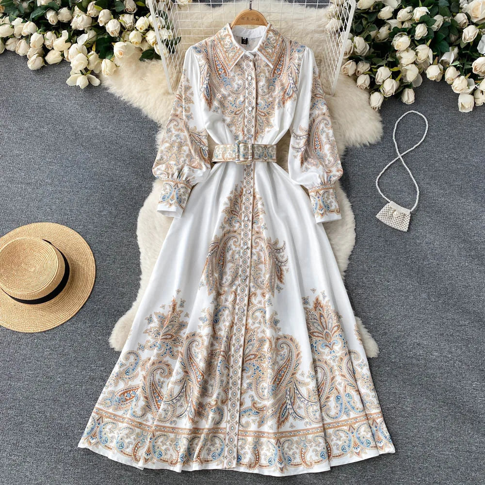 Aribella| Robe à ligne A fleurie