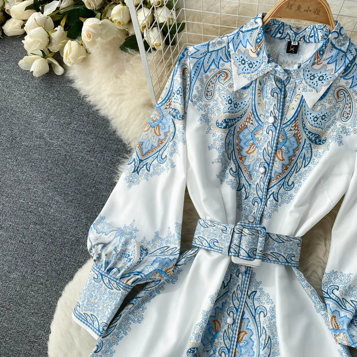 Aribella| Robe à ligne A fleurie