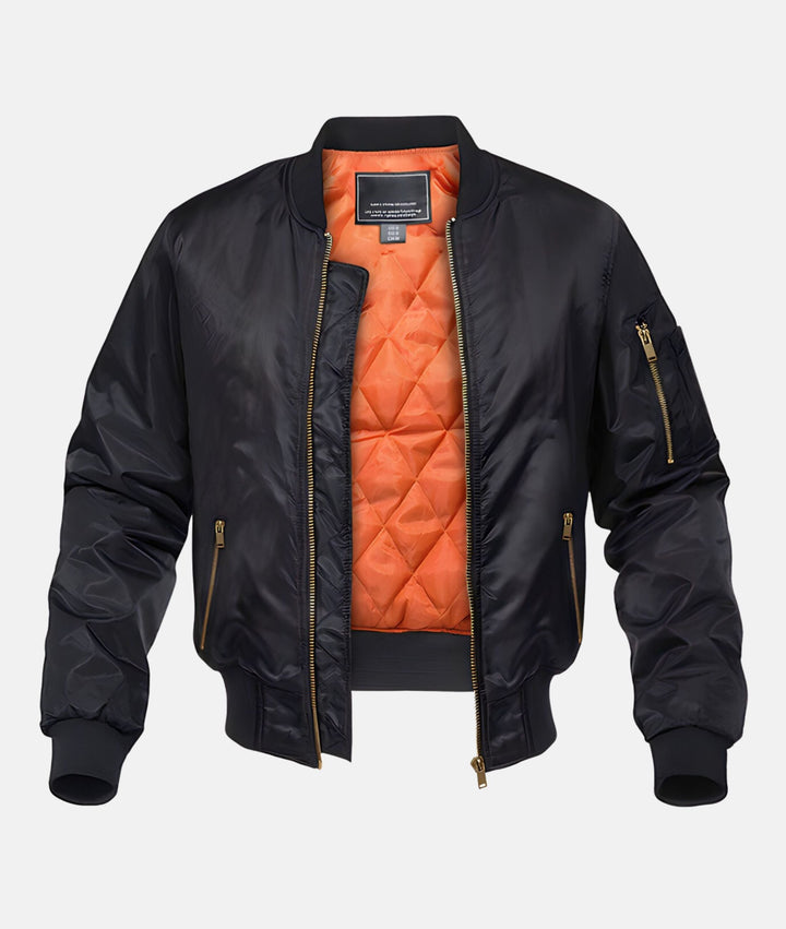 Męska Klasyczna Kurtka Bomber | Ponadczasowy Design