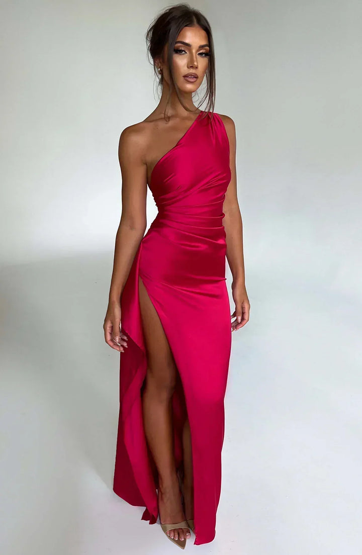 Faelith| Robe de soirée en satin