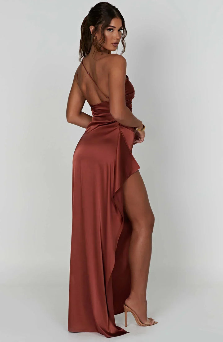 Faelith| Robe de soirée en satin