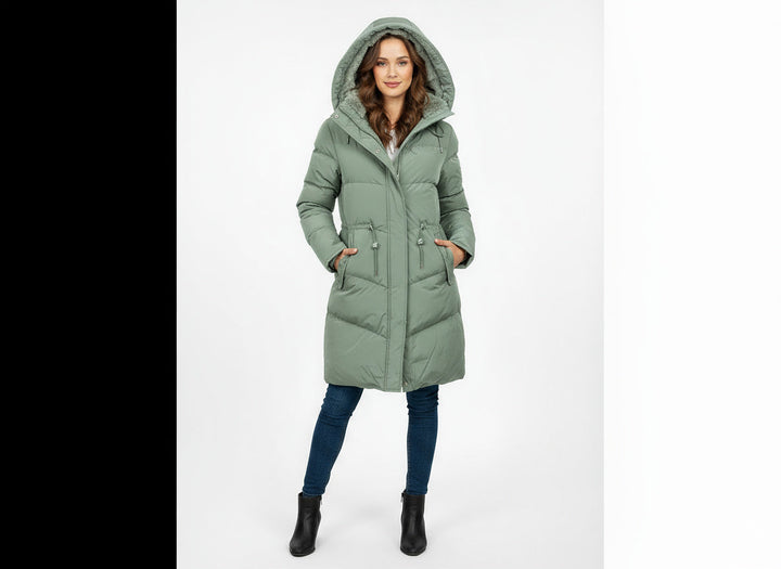 Veste isolée pour femme | Manteau d'hiver avec finitions élégantes