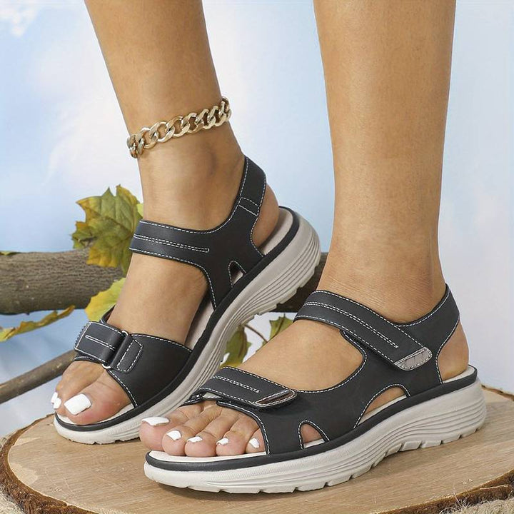 Unisex Ortopædiske Sandaler | Læderstil Justerbare Remme