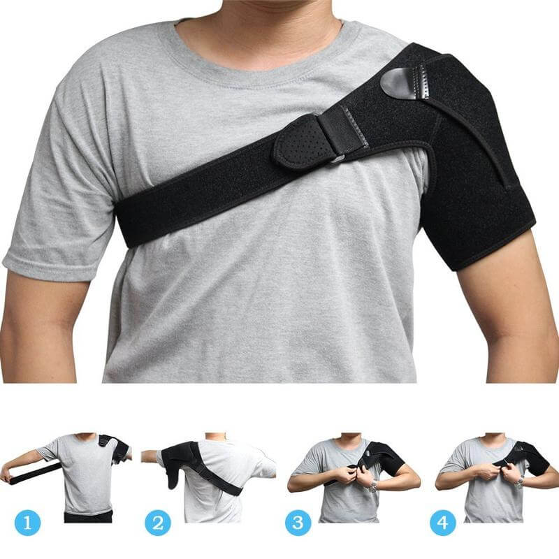 Support d'Épaule Compressif | Favorise la Récupération