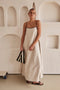 Robe maxi spaghetti pour femme | Style élégant pour invité de mariage