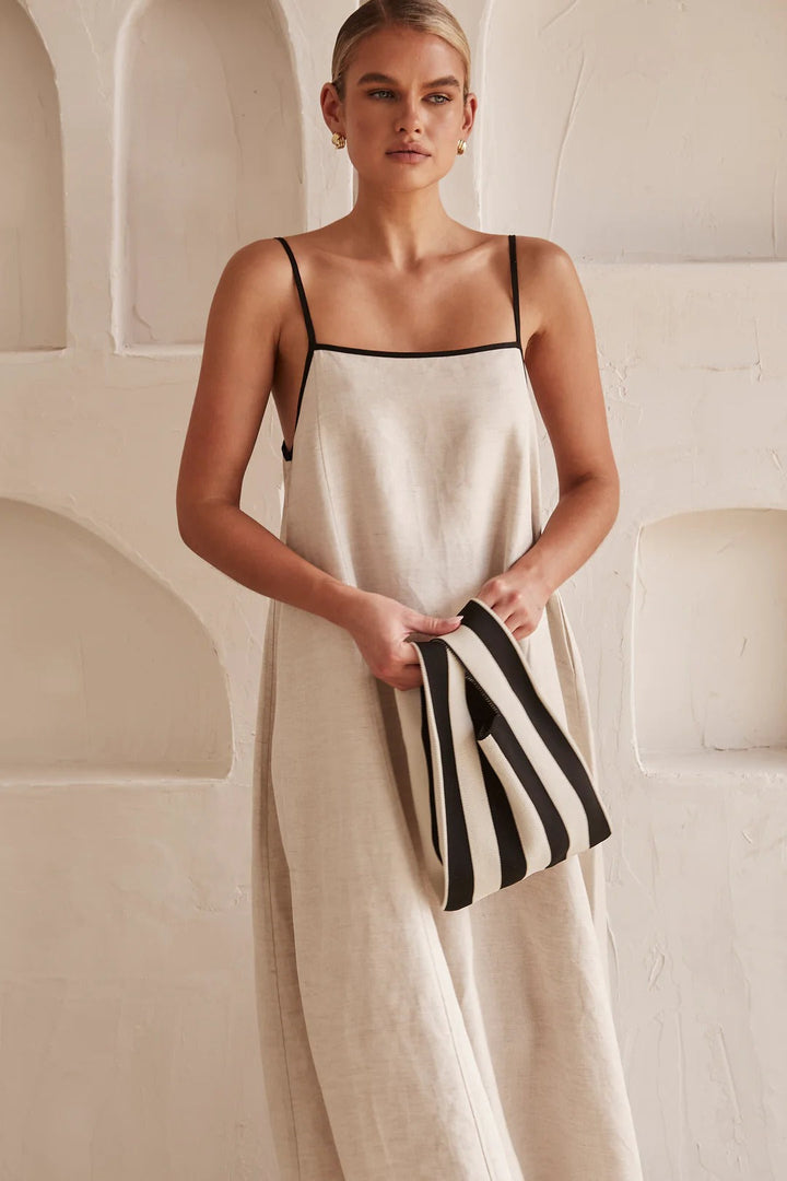 Robe maxi spaghetti pour femme | Style élégant pour invité de mariage