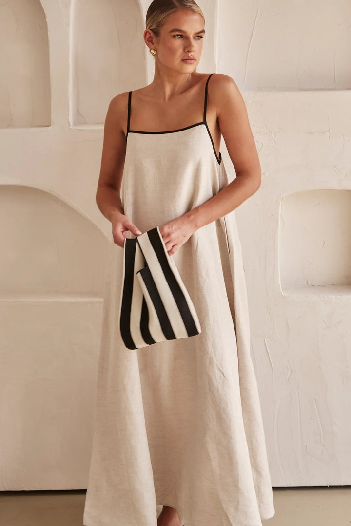 Robe maxi spaghetti pour femme | Style élégant pour invité de mariage