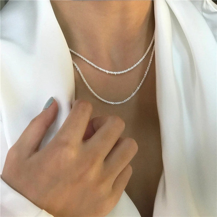 Zaria| Parure de collier en argent pour femme