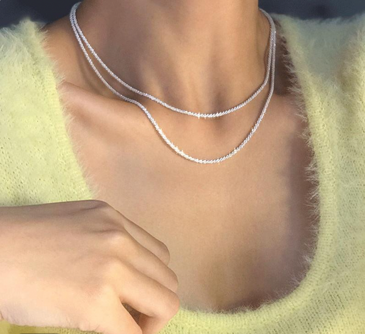 Zaria| Parure de collier en argent pour femme
