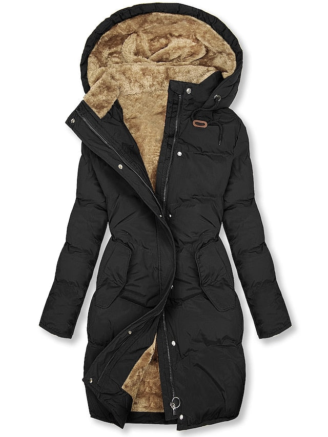 Veste isolée pour femme | Manteau d'hiver avec finitions élégantes
