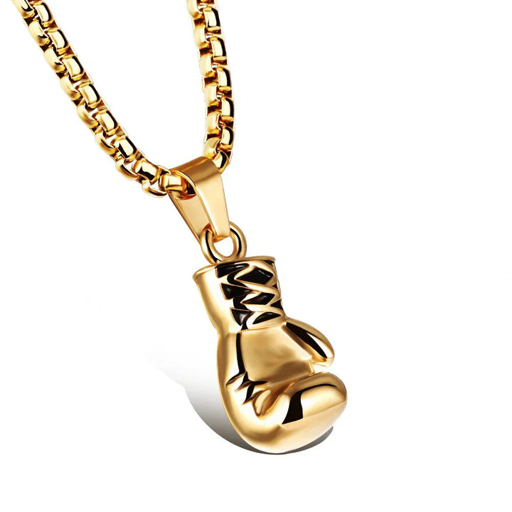 Collier pendentif gant de boxe