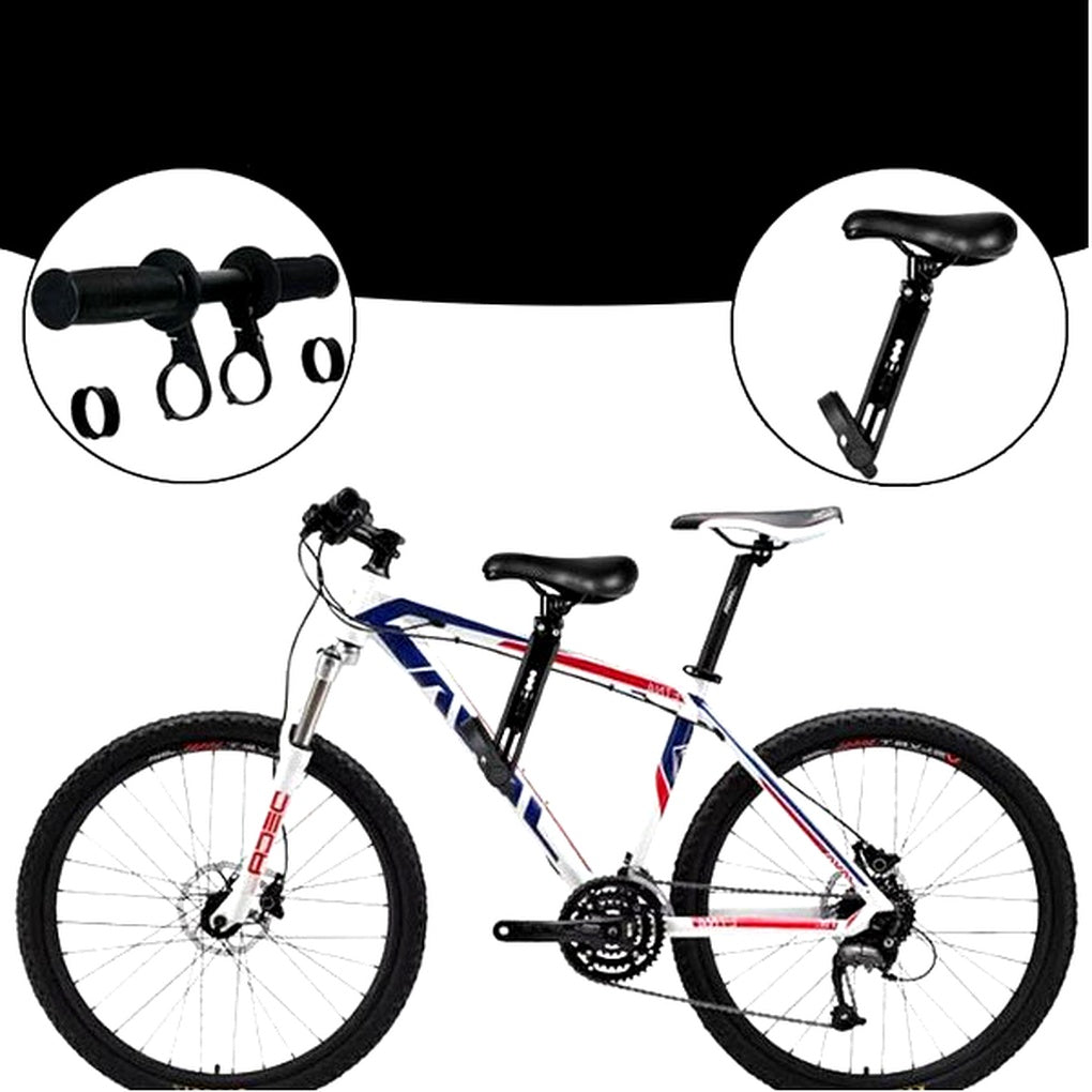 Dětská cyklistická sedačka a řídítka sada | Věk 2-5 – Rodinná jízda Combo