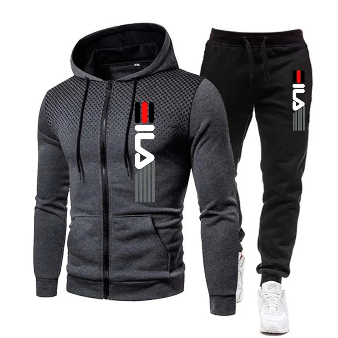 Dámská sportovní dvoudílná tepláková souprava | Pohodlný athleisure set