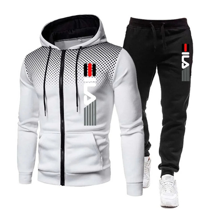 Dámská sportovní dvoudílná tepláková souprava | Pohodlný athleisure set
