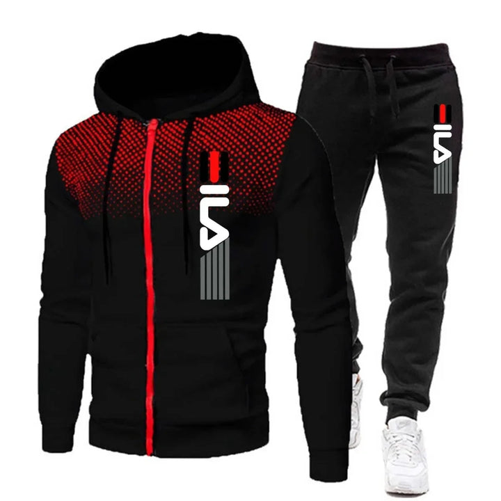 Dámská sportovní dvoudílná tepláková souprava | Pohodlný athleisure set