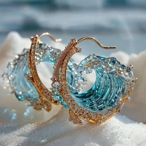 Ocean's Oath Boucles d'oreilles Bølge