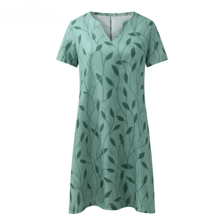 Genevieve | Robe Fleurie à Col V Pour Femmes
