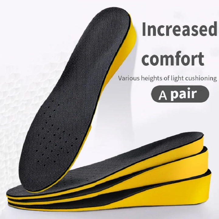 Semelles Orthopédiques Invisibles pour Gain de Taille | Rehausse de 1,5 à 3,5 cm