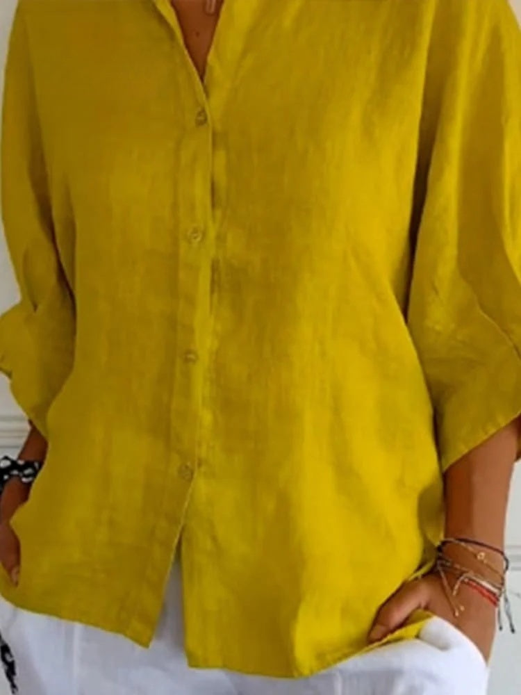 Navira | Stylish Linen Blouse for Women