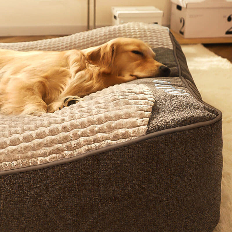Ortopædisk Hundesofa Seng | Leddene Støtte Dyreseng Med Hovedpude