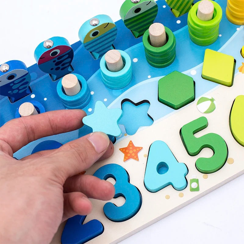 Placă de învățare Montessori | Jucărie educațională