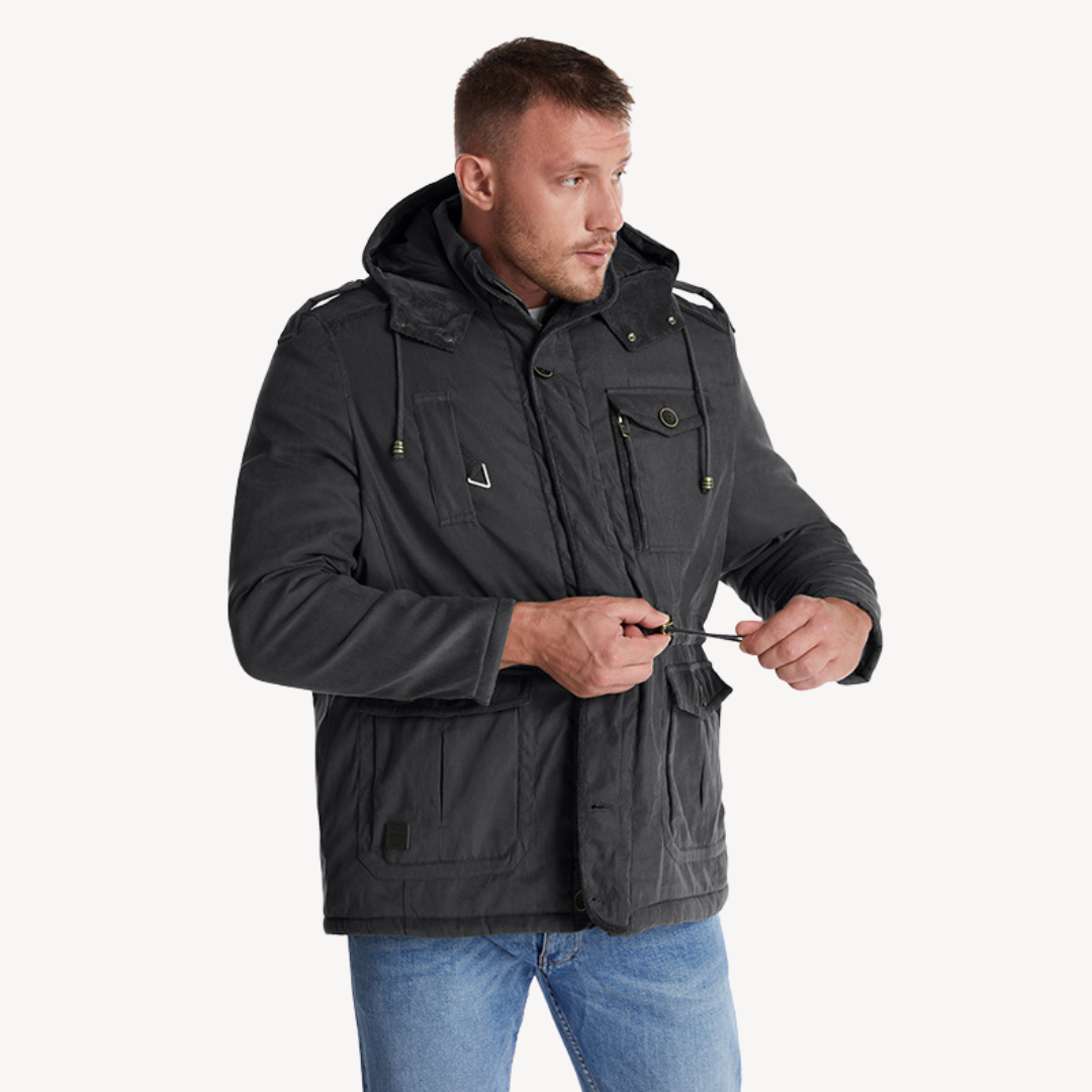 Parka d'hiver imperméable pour homme | Indispensable par temps froid