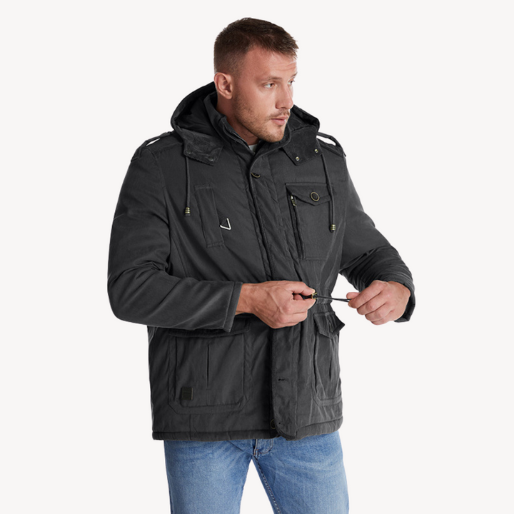 Parka d'hiver imperméable pour homme | Indispensable par temps froid