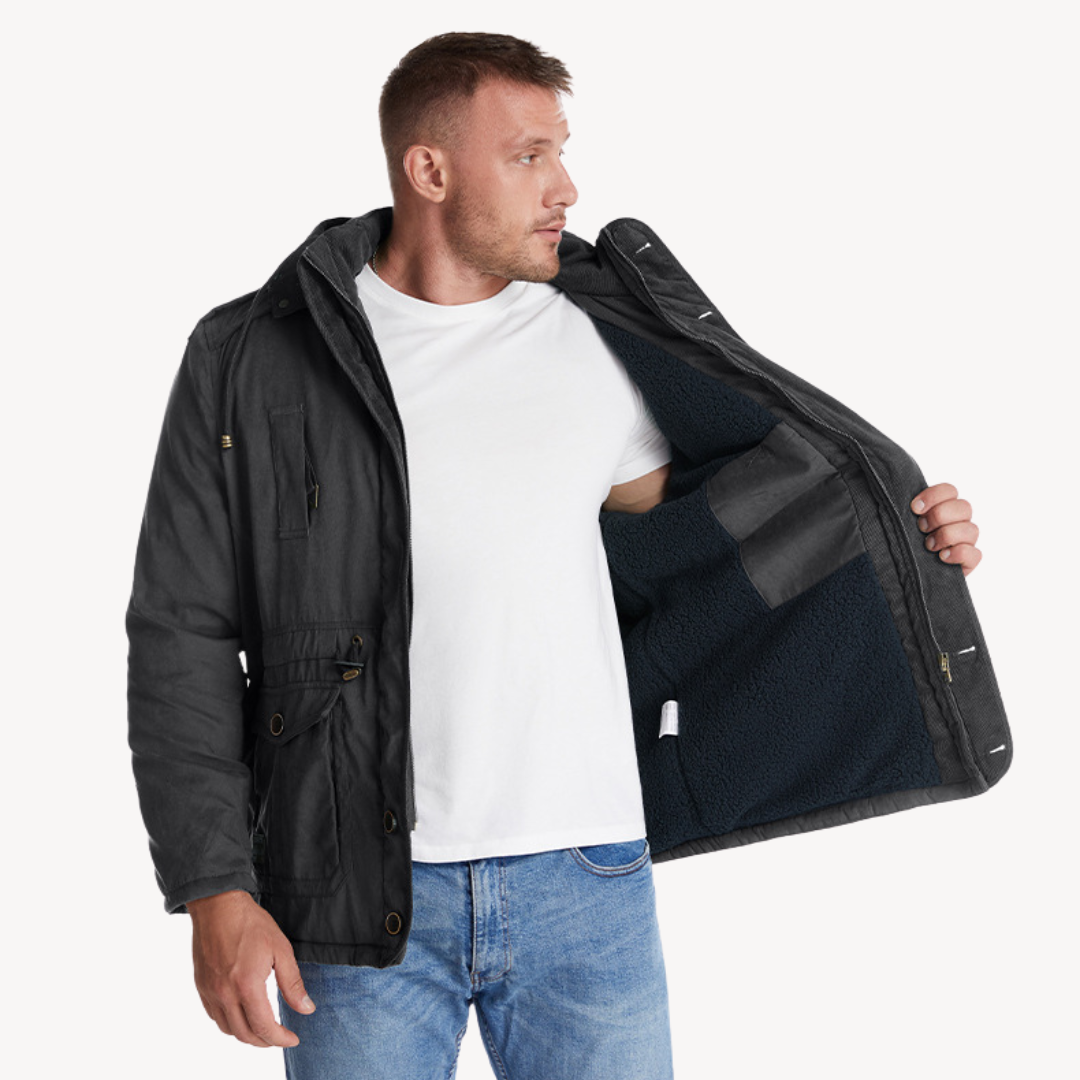 Parka d'hiver imperméable pour homme | Indispensable par temps froid