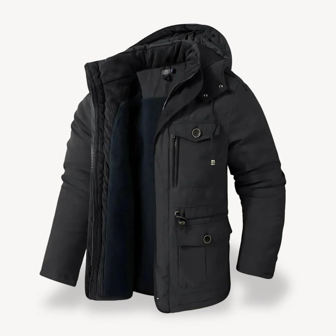 Parka d'hiver imperméable pour homme | Indispensable par temps froid