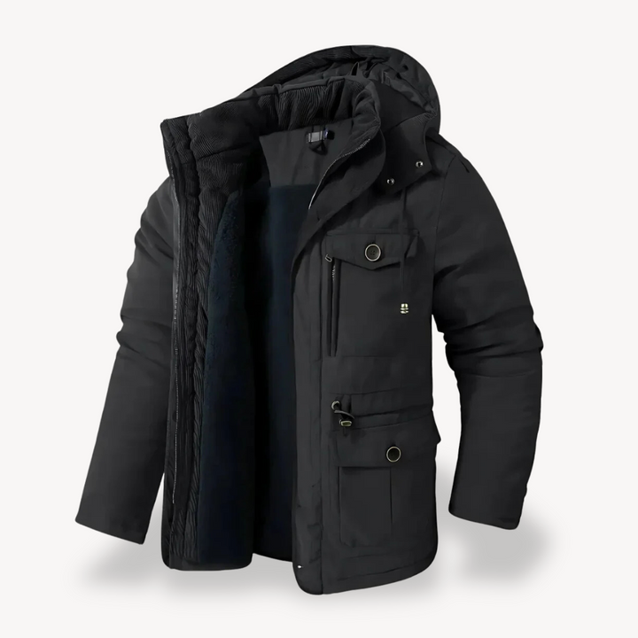 Parka d'hiver imperméable pour homme | Indispensable par temps froid