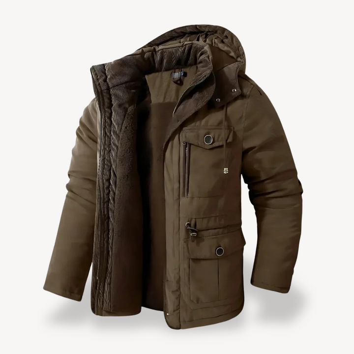 Parka d'hiver imperméable pour homme | Indispensable par temps froid
