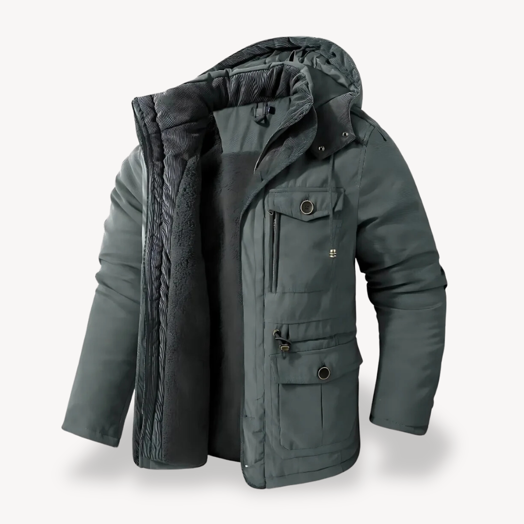 Parka d'hiver imperméable pour homme | Indispensable par temps froid