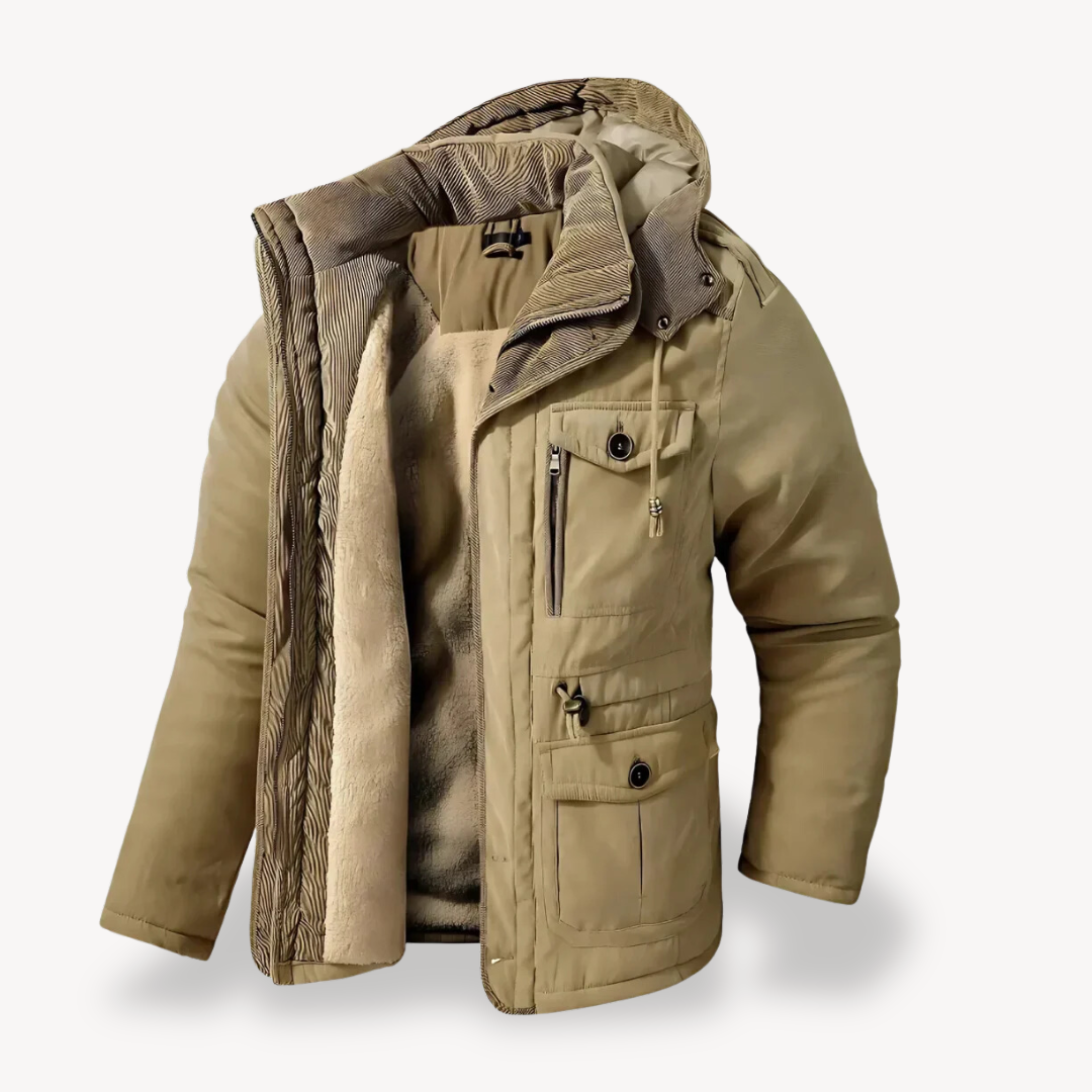 Parka d'hiver imperméable pour homme | Indispensable par temps froid