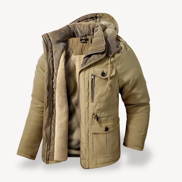 Parka d'hiver imperméable pour homme | Indispensable par temps froid