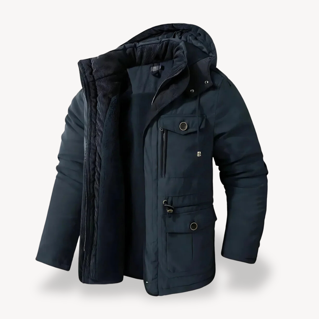 Parka d'hiver imperméable pour homme | Indispensable par temps froid