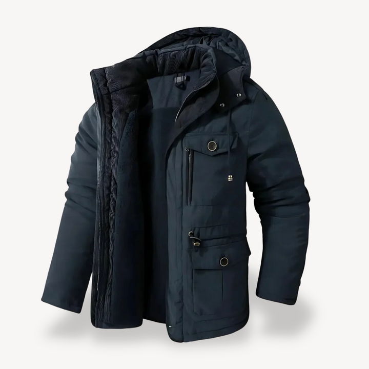 Parka d'hiver imperméable pour homme | Indispensable par temps froid