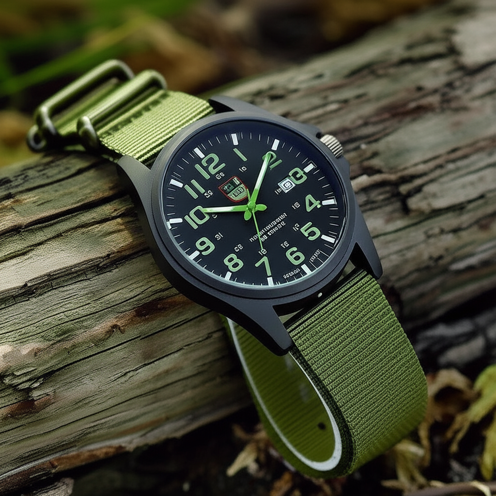 Montre Militaire Tactique Homme | Design Robuste pour Sports de Plein Air