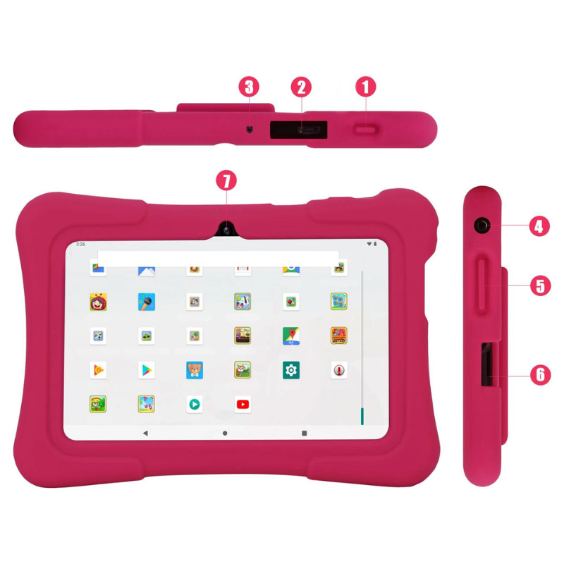 7-calowy tablet edukacyjny dla dzieci | Zabawka edukacyjna i rozrywka