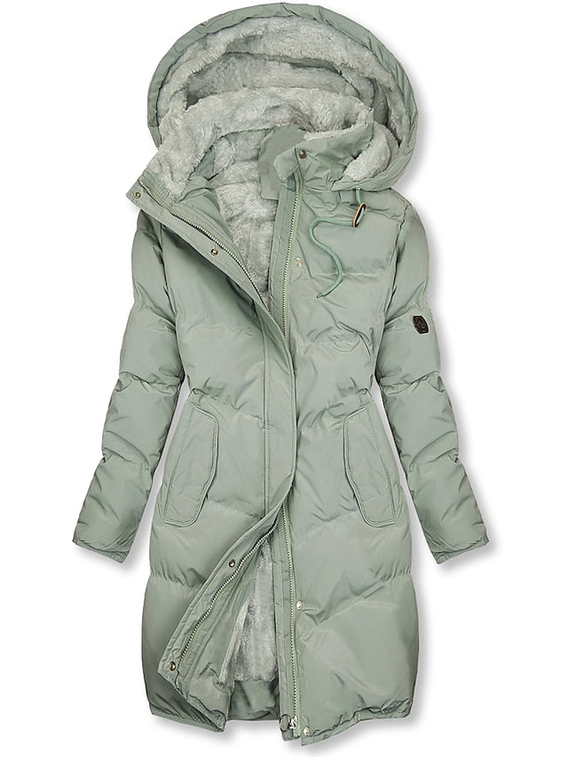 Veste isolée pour femme | Manteau d'hiver avec finitions élégantes