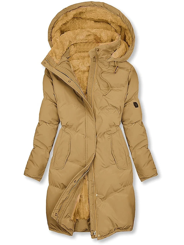 Veste isolée pour femme | Manteau d'hiver avec finitions élégantes