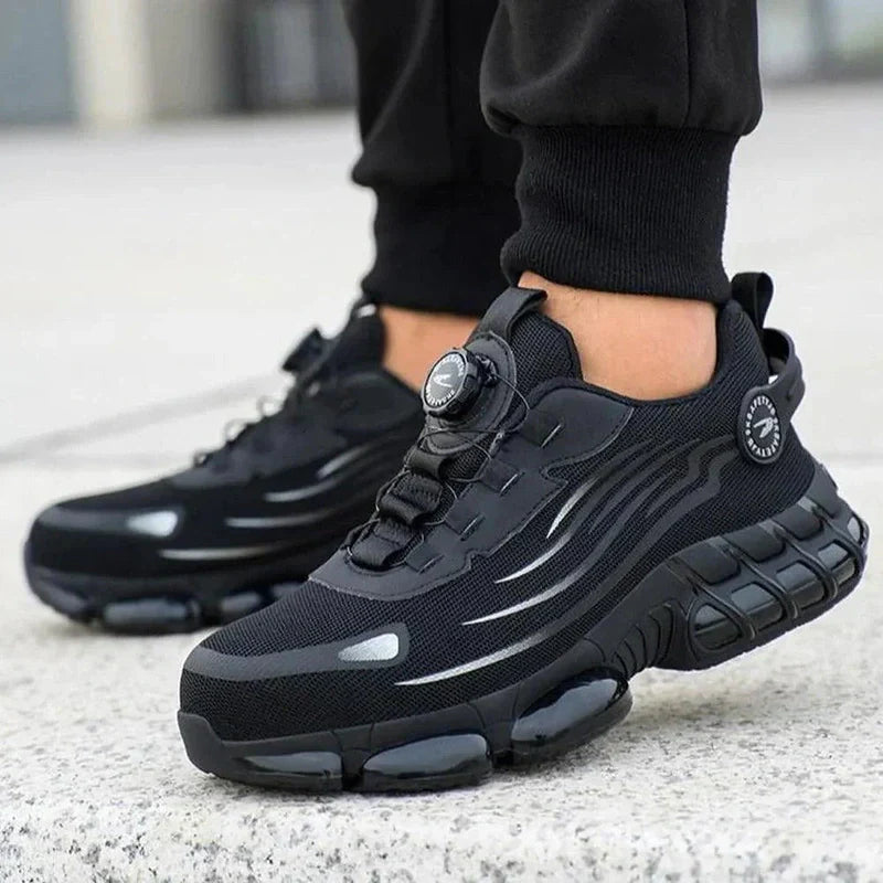 Męskie ortopedyczne buty ochronne | Oddychające i pełna ochrona