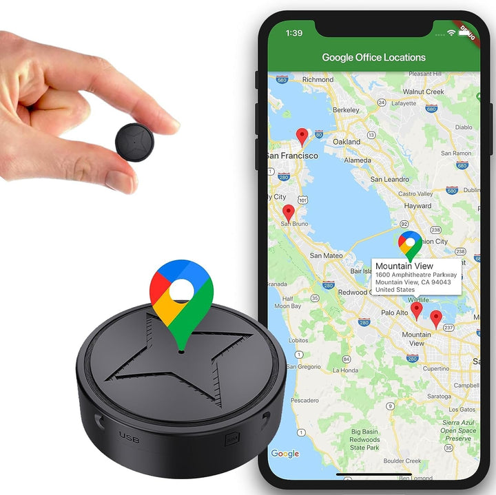 Kompaktní Magnetický GPS Tracker | 500 mAh Baterie a Silný Magnet